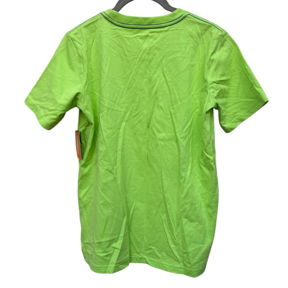 Gymboree Lime Green Artist Pup Cotton Shirt size 12 - Picture 5 of 8